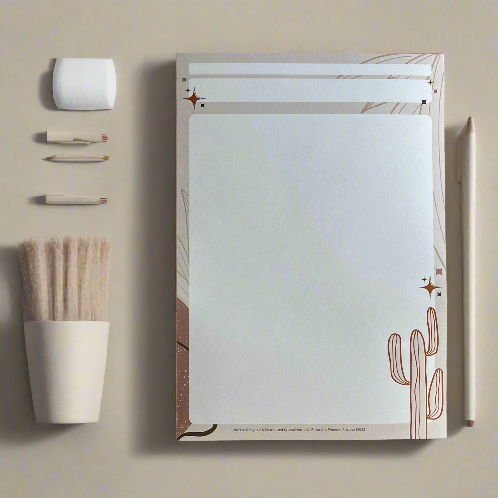 “Desert Vibes” Notepad